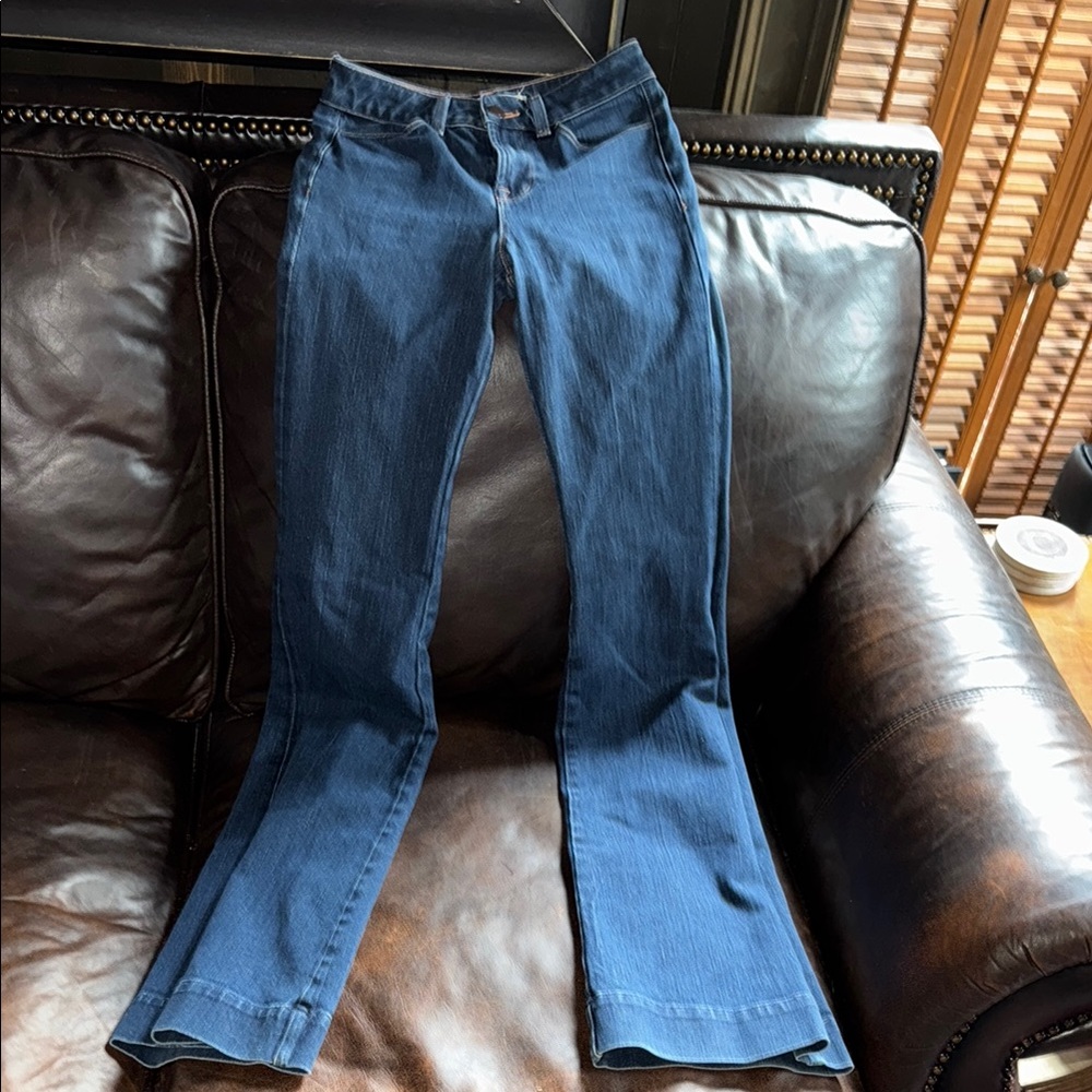 J Brand Blue Flare & Wide Leg Jeans